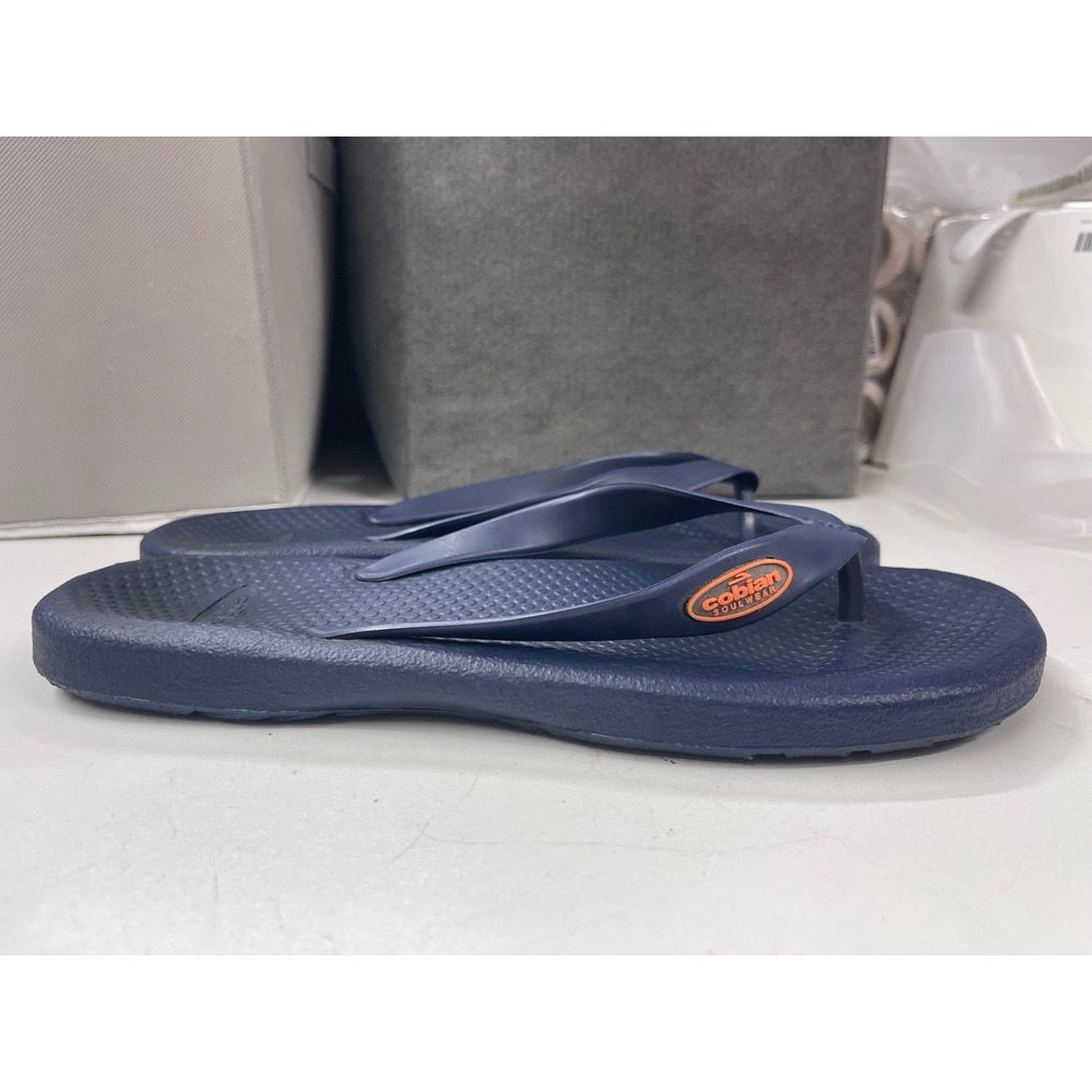 Cobian Soulwear Mens Navy Blue Flip Flop Sandals Size 10/11 Thong Slides